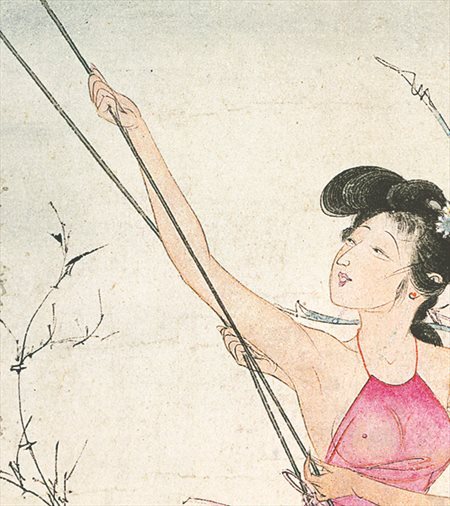 霞山-胡也佛的仕女画和最知名的金瓶梅秘戏图